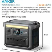 Estación de energía eléctrica Anker Solix C1000 1056wh pico 2400w $750 - Img 55213233