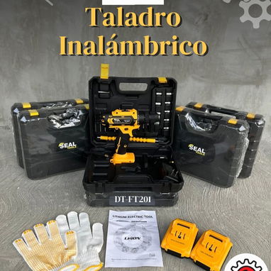 Taladro -Atornillador Inalambrico Marca:SealTools  2Bateriaz 24v 2.6AH Velocidades :18+1// movil 5 9757936 - 2/6