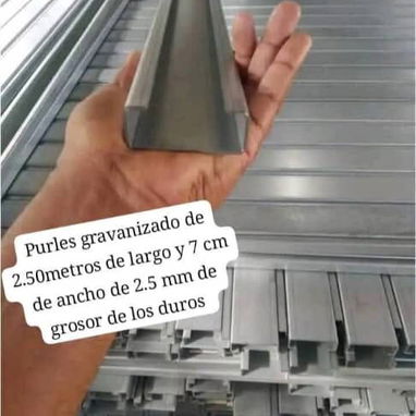 Planta de gasolina, tubo galvanizado y de hierros, Purle,.perfiles y angulares y tejas. - Img 121025082