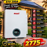 🔋 10 KWH 🔋 BATERÍA MUST 10KWh 51V 200A. TENEMOS MENSAJERÍA CON FACTURA Y GARANTÍA. 📲 54833699 - Img 57315859