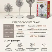 Ventilador recargable - Img 55274297