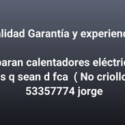 Se reparan calentadores eléctricos y d gas no criollos - Img 45450332