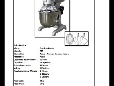 Sobadoras mezcladores industriales - Img 66210102