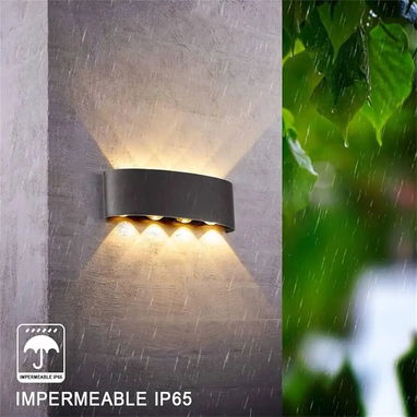 💡🏠 APLIQUE DE PARED SUNSIGN | 8W LED | LUZ CÁLIDA | EXTERIOR/INTERIOR – 15 USD - Img 119776096