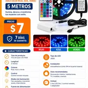 🌈 TIRA DE LUCES RGB – 5 METROS - Img 57806792
