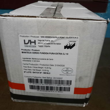 Manteca de cerdo importada 🐷 alta calidad. Cajas selladas. 2730 cup la lb. Si compra caja de 22lb se deja en 2680 la lb - 2/2