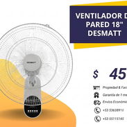 Ventilador de pared Desmatt 18" - Img 56462445