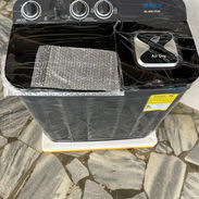 Lavadora semi de 7 kg negra - Img 55087362