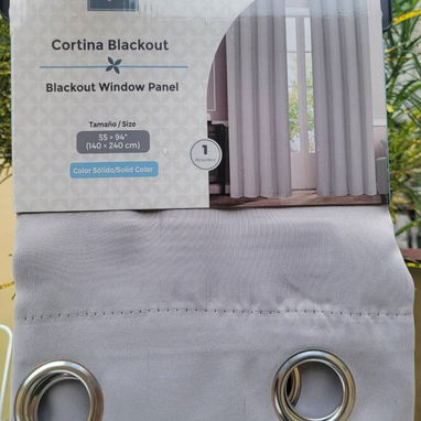 Cortinas tapasol juego de 2 paños (UH) - 8/9