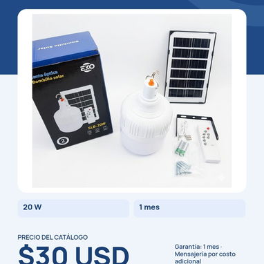 Bombillo solar EKO y Lámpara multifuncional - 2/2
