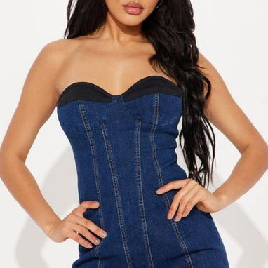 Hermoso vestido rojo; tipo faja - Img 126043549