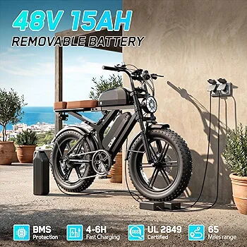 🛵 BICICLETA ELÉCTRICA + POTENTE Y ROBUSTA 🛵 - 2/5