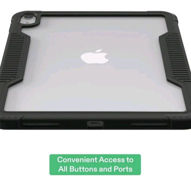 🍑Funda Rugged Slim para iPad 11" (A16) y iPad 10.ª Generación – Negra/Transparente🍑 - 6/9