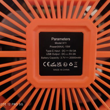 Ventiladores recargables X11 gemelos de los F6 - Img 126331321
