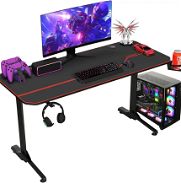 Mesa de PC Gamer para juegos de 55 pulgadas con alfombrilla de mouse , escritorio Mejorado de fibra de Carbono - Img 45784688