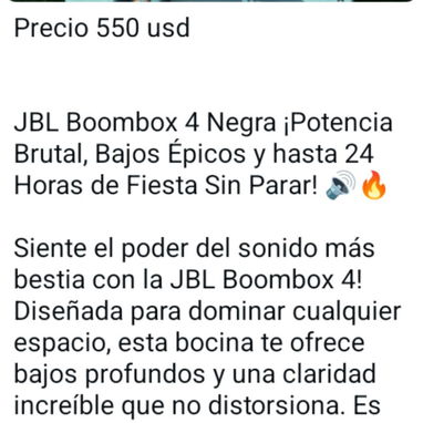 Bocinas JBL ,las mejores ,Bombox 4,Charge 6 y otras y - Img 122123166