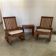 Juego de sillones de madera - Img 45653497