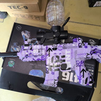 Ametralladora M416 de idrogel disparan duroooo traen todo lo de la foto video por Whatsapp - 2/7
