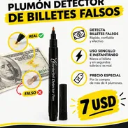 Plumones detectores de billetes falsos - Img 58151617