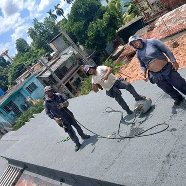 Monta de mantas asfálticas brigada Élite TCP - 5/5