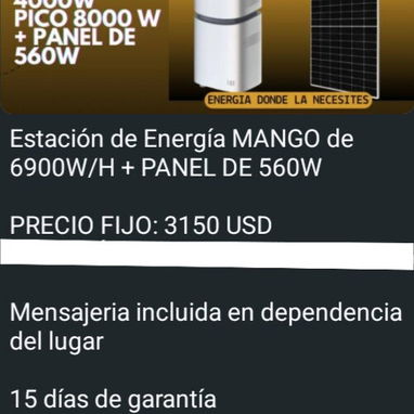 Inversores y Set de Inversores con y sin Baterías y Paneles Variados - Img 124916502