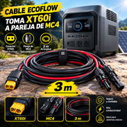 Cables XT60 y XT60I para su ecoflow de los paneles solares a su estación. De 3m - Img 55326420