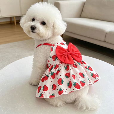 Vestido con Lazo para Mascotas / Tallas XS-S-L - 5/5