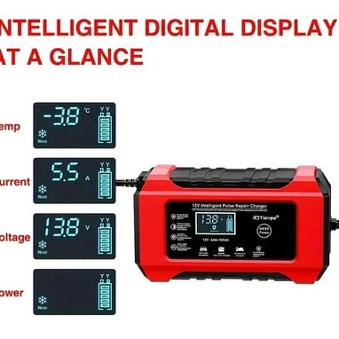 CARGADOR INTELIGENTE DE BATERÍAS 12V 6A - 3/4