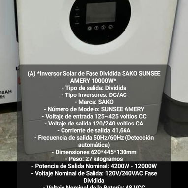 Inversor solar: Sumry, Must, Sako, InfiniSolar y otros - 10/10