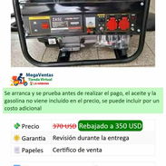 Planta eléctrica 3500w Zasc 💯💢💥 - Img 55547866