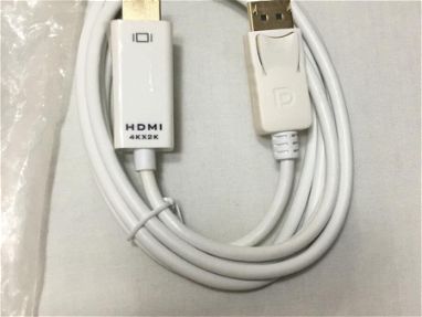 10 USD Cable Displayport-HDMI 4K+2K nuevo 1metro. Cerro Habana. +436704039820 Hola, vendo cable nuevo Displayport-HDMI 4 - Img main-image-45583693
