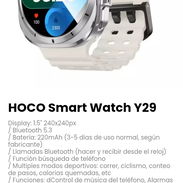 HOCO Smart Watch Y29. Llamadas Bluetooth (hacer y recibir desde el reloj) - Img 54553460