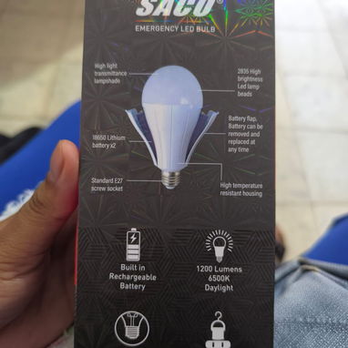Bombillo Recargable Saco - Img 124089266