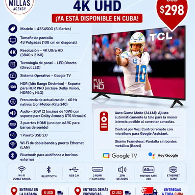 Televisores SmartTV - Variedad de televisores inteligentes | Envío a toda Cuba - 3/8