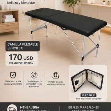 Sillas de peluquería,sillón de barbería,lámpara medialuna,lavacabezas,Camilla y banqueta - Img 126576090
