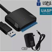 Cable SATA a USB 3.0 + Transformador - Img 45856501