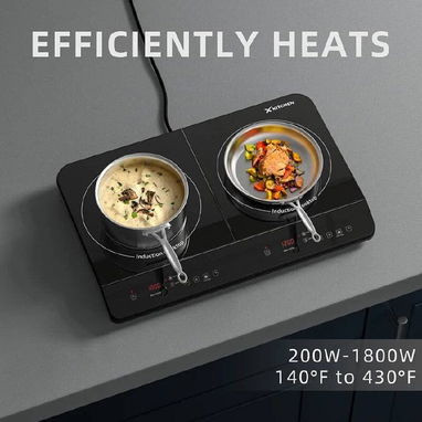 Cocina Eléctrica XKitchen 3000W – Doble Inducción - 2/5