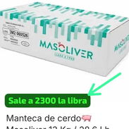 🛑🛑🛑Manteca de cerdo🐖 MASOLIVER 13 Kg / 28.6 Lb.🛑🛑🛑 - Img 58288018