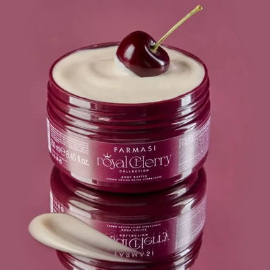 Crema corporal Cherry 🍒 Crema Corporal Cherry de Farmasi  Una crema corporal ideal para hidratar y suavizar la piel - 2/3