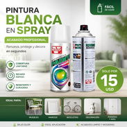 Pintura blanca en Spray - Img 56364325