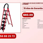 ESCALERA DE MANO DOMÉSTICA PLEGABLE DE 6 PASOS VPT#-0058 - Img 56823738