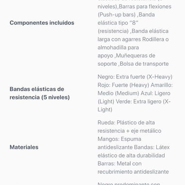 Kit para ejercicio - Img 123129288