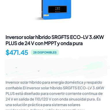Inversores solares híbridos - 3/3