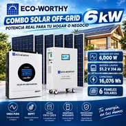 ☀️ KIT FOTOVOLTAICO ECO-WORTHY 6 kW – MONTAJE INCLUIDO 🔋 ⚡ Energía solar instalada, configurada y lista para usar. El - Img 58253369