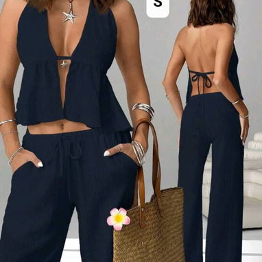 馃拹鉁笍Conjuntos de blusa y pantal贸n veraniegos 鉁笍馃拹 - Img 124190244