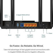 💫TP-Link AX3000 - Enrutador WiFi 6 802.11ax, Gigabit, de doble banda, compatible con servidor VPN y Client, 55821991 - Img 51275479