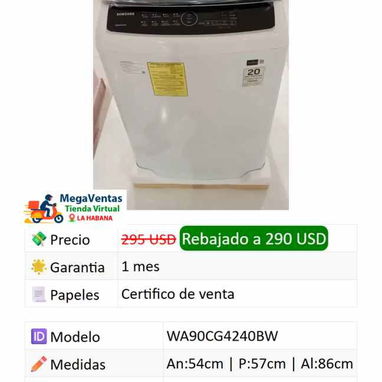 Lavadora automática Milexus de 7.5 - Img 123048677
