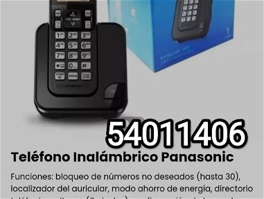 !!Teléfono Inalámbrico (1 Base) Nuevo en su caja Marca: Panasonic / Incluye 1 base y 1 auricular!! - Img main-image