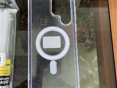 Forro transparente MagSafe anti caídas para Samsung S22 ultra - Img 61058907