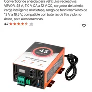 ⚡🔋 CONVERTIDOR / CARGADOR VEVOR® 45A PARA AUTOCARAVANAS 🚐 💲 Precio: 210 USD • Zelle al 3% 🔌 250 usd - Img 56317295